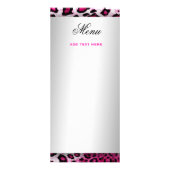 Publicitaire Carte baroque de support de léopard de 311 roses (Dos)