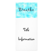 Publicitaire Carte Breathe-Rack (Dos)