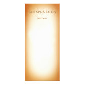 Publicitaire Carte bronzage de support de jet du rayon de (Dos)