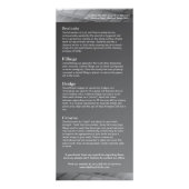 Publicitaire Carte de bâti dentaire personnalisable (Dos)