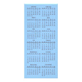 Publicitaire Carte de bâti d'entreprise calendrier Space 2012 (Dos)