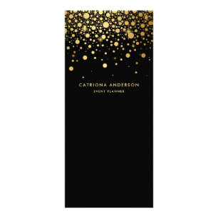 Publicitaire Carte de bâti d'entreprise Faux Gold Foil Confetti