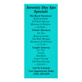 Publicitaire Carte de détente de support d'image (Dos)