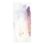 Publicitaire carte de prix de l'aquarelle de parties scintillan (Dos)