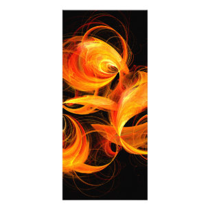 Publicitaire Carte de rack d'art Abstrait Fireball