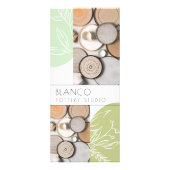 Publicitaire Carte de rack de marketing créatif pour verts biol (Devant)