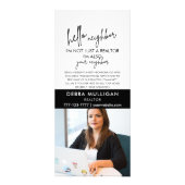 Publicitaire Carte de rack de marketing immobilier moderne (Devant)