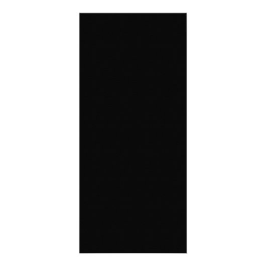 Publicitaire Carte de rack noire (Devant)