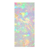 Publicitaire carte de rack opale fausse iridescente (Dos)