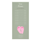 Publicitaire Carte de support de pédicure ou de podiatre (Devant)