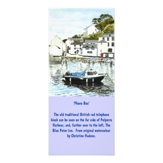 Publicitaire Carte de support de signet "de boîte de téléphone (Devant)