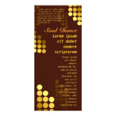 Publicitaire Carte de support d'insecte d'événement de danse (Dos)