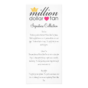 Publicitaire Carte de verticale de collection de signature de