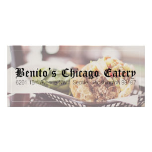 Publicitaire Carte du promo de Benito