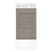 Publicitaire Carte du promo de Benito (Dos)