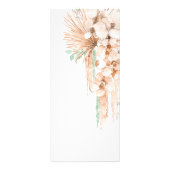 Publicitaire carte en crépi beige et menthe tropicale (Dos)