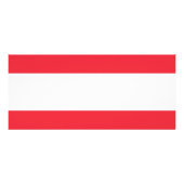 Publicitaire Carte en rack avec Drapeau d'Autriche (Dos)