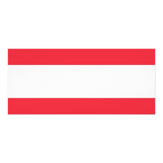 Publicitaire Carte en rack avec Drapeau d'Autriche (Dos)