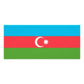 Publicitaire Carte en rack avec Drapeau d'Azerbaïdjan (Dos)