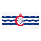 Publicitaire Carte en rack avec Drapeau de Cincinnati, U.S.A. (Dos)