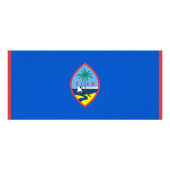 Publicitaire Carte en rack avec Drapeau de Guam, U.S.A. (Dos)
