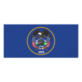 Publicitaire Carte en rack avec drapeau de l'Utah, U.S.A. (Dos)