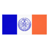 Publicitaire Carte en rack avec Drapeau de New York, États-Unis (Dos)