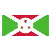 Publicitaire Carte en rack avec drapeau du Burundi (Dos)