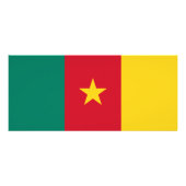 Publicitaire Carte en rack avec drapeau du Cameroun (Dos)