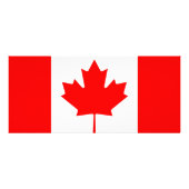 Publicitaire Carte en rack avec drapeau du Canada (Dos)