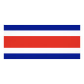 Publicitaire Carte en rack avec drapeau du Costa Rica (Dos)