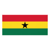 Publicitaire Carte en rack avec drapeau du Ghana (Dos)