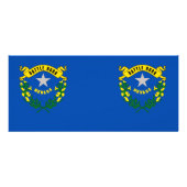 Publicitaire Carte en rack avec Drapeau du Nevada, États-Unis (Dos)