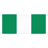 Publicitaire Carte en rack avec drapeau du Nigeria (Dos)
