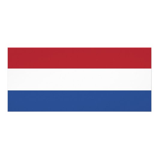 Publicitaire Carte en rack avec Drapeau Pays-Bas (Dos)