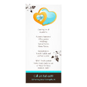 Publicitaire Carte en rack Cupcake Blue Chocolat Brown (Dos)