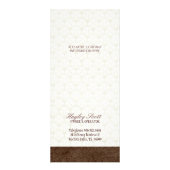 Publicitaire Carte en rack de boulangerie (Dos)