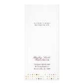 Publicitaire Carte en rack de boulangerie Whimsical (Dos)