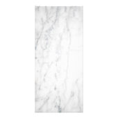 Publicitaire Carte en rack design moderne Marbre blanc (Dos)