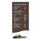 Publicitaire Carte en rack Salon et Spa (Dos)