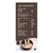 Publicitaire Carte en rack Salon et Spa (Dos)