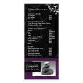 Publicitaire Carte faite sur commande de support de salon (Dos)