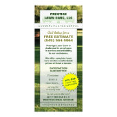 Publicitaire Carte faite sur commande de support de soin de (Dos)