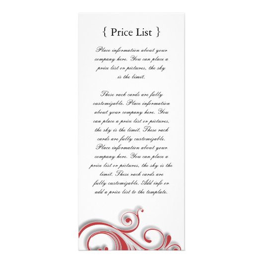 PUBLICITAIRE CARTE FAITE SUR COMMANDE DE SUPPORT DE TECHNICIEN (Dos)