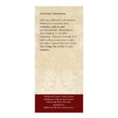 Publicitaire Carte faite sur commande de support, papillon (Dos)