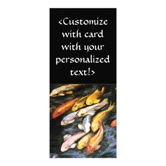 Publicitaire Carte Koi Fish Rack (Devant)