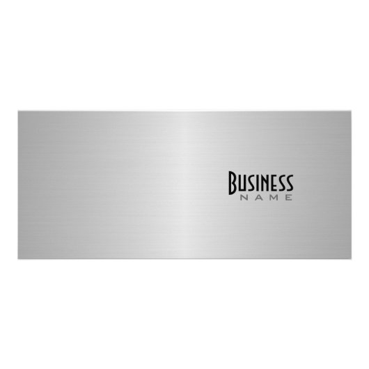 Publicitaire Carte métallique de support de conception (Devant)