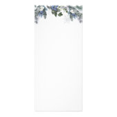 Publicitaire Carte photo de Noël White Snow Winter (Dos)