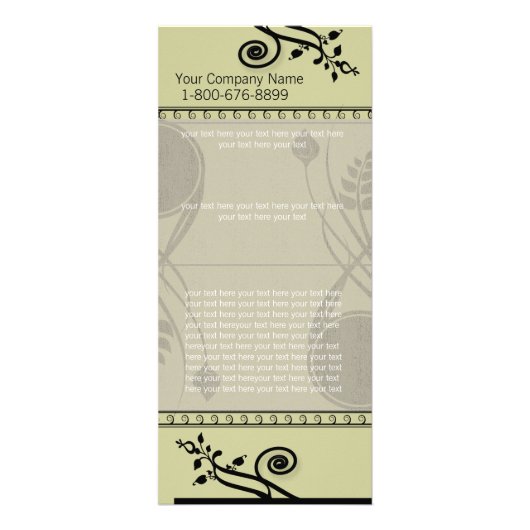 Publicitaire Carte rack à balayage (Devant)