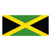 Publicitaire Carte Rack avec Drapeau de Jamaïque (Dos)